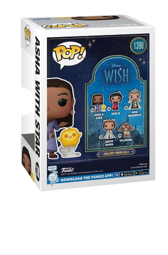 Wish Asha with Star Funko Pop! Vinyl Figure and Buddy Funko Toy Store