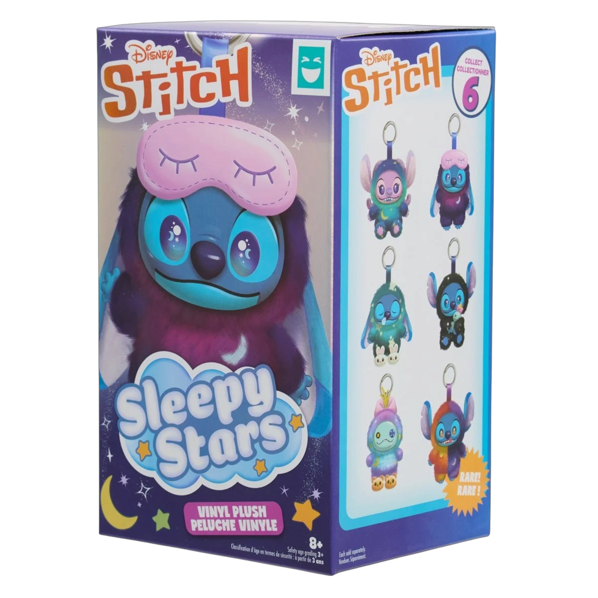 Disney Lilo & Stitch — Sleepy Stars Blind-Box Vinyl Plush (Case of 6) | AE Toy Box