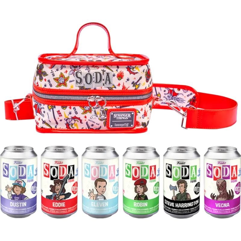 Stranger Things 6-Pack  Vinyl SODA with Cooler Funko
