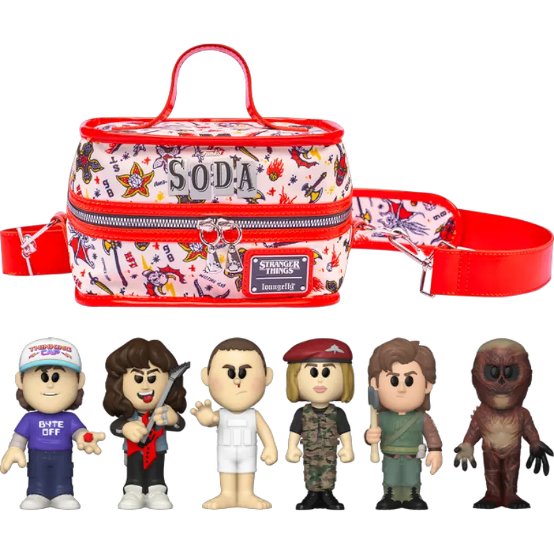 Stranger Things 6-Pack  Vinyl SODA with Cooler Funko