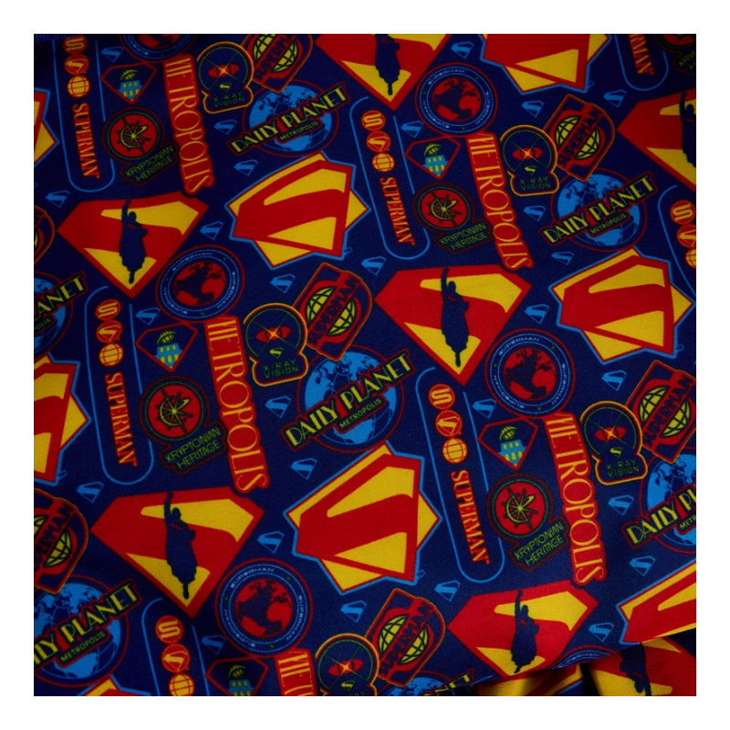 DC Comics — Superman All-Over Print Full-Size Backpack | AE Toy Box