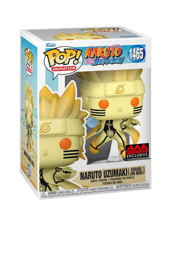 Naruto Shippuden: Naruto Uzumaki Kurama Link Mode Figure - AAA Anime Exclusive Funko Toy Store