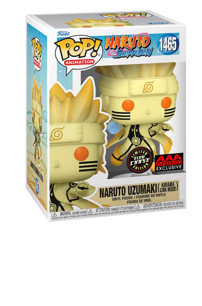Naruto Shippuden: Naruto Uzumaki Kurama Link Mode Figure  Chase (AAA Anime Exclusive) Funko Toy Store