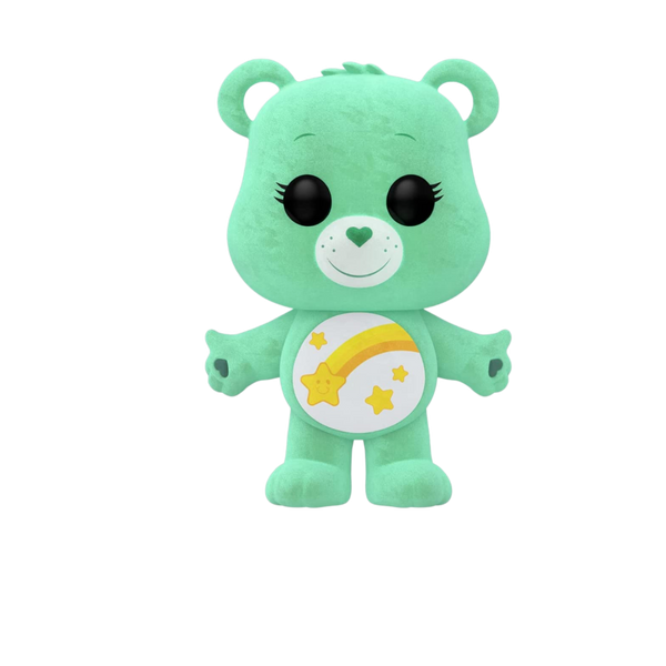 Care Bears 40th Anniversary - Wish Bear Flocked Chase Funko Toy Store