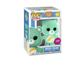 Care Bears 40th Anniversary - Wish Bear Flocked Chase Funko Toy Store