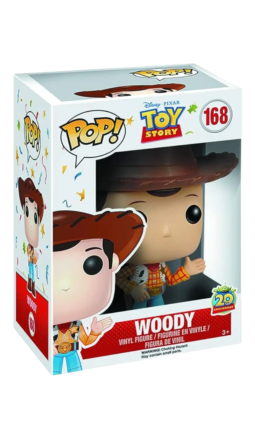 Disney Pixar: Toy Story - Sheriff Woody 20th Anniversary Funko Vinyl Figure Funko Toy Store