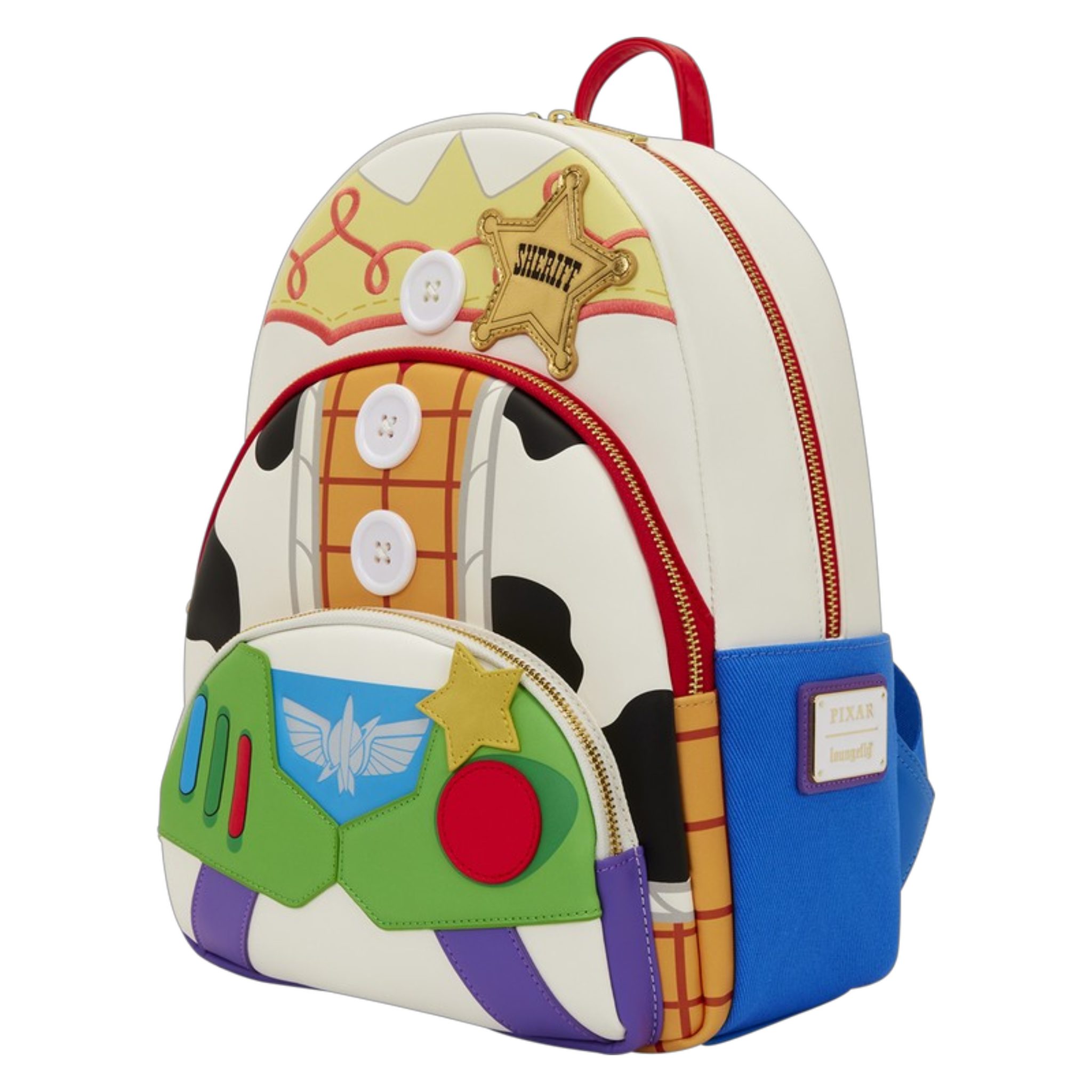 Pixar Toy Story 5 Triple Pocket Jessie, Woody & Buzz Midi Backpack | AE Toy Box