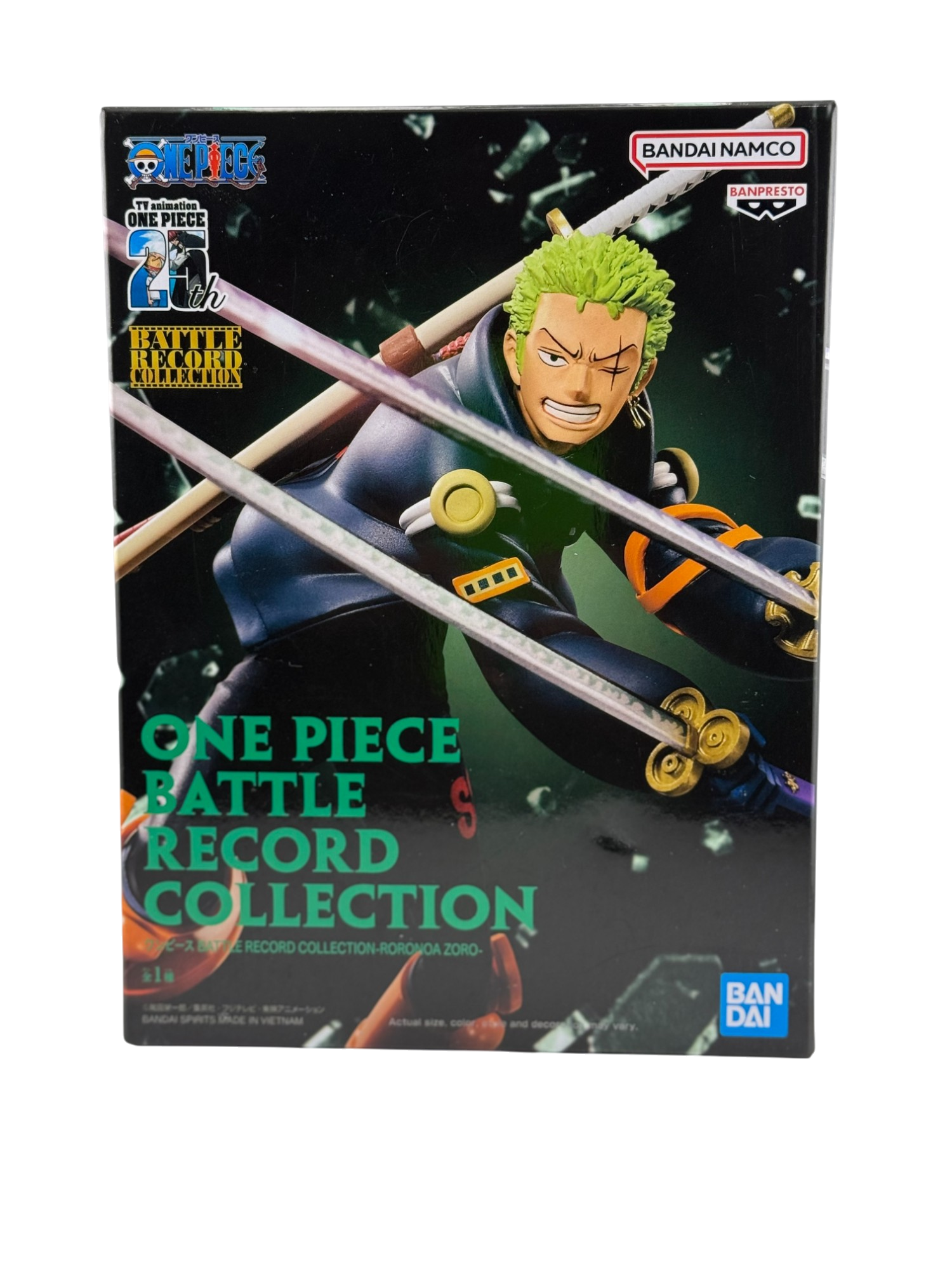 One Piece - Roronoa Zoro, Bandai Spirits Battle Record Collection Figure AE Toy Box